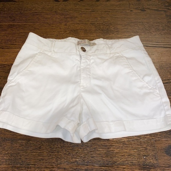 Zara basic white shorts size 2 - Picture 3 of 6